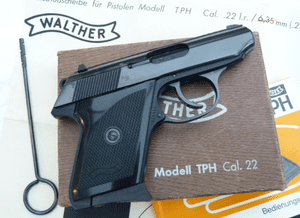 Deactivated German Walther model TPH automatic pistol, 1970 dated, boxed set  **SOLD**