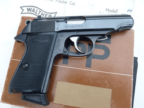 Deactivated German Walther PP 7.65mm automatic pistol 1970 dated, boxed  **SOLD**