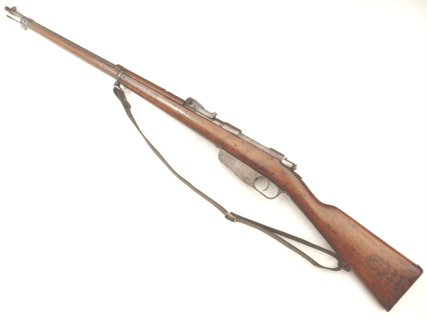 Deactivated Italian Carcano M1891  rifle, dated 1918, early spec