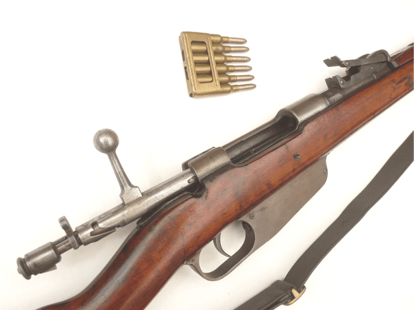 Deactivated Italian Carcano M1891  rifle, dated 1918, early spec