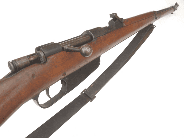 Deactivated Italian Carcano M91/41 infantry rifle, dated 1943, early spec