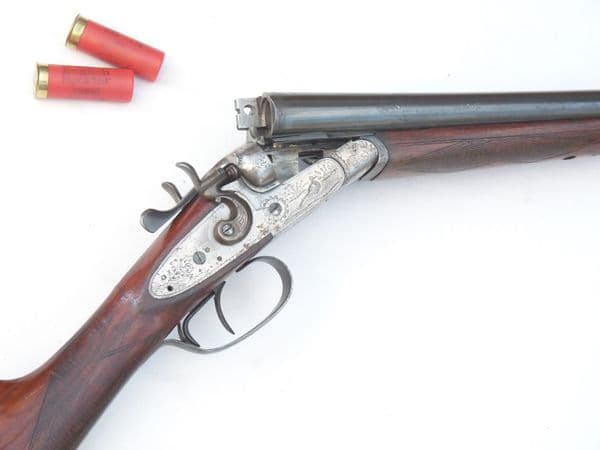 Deactivated Italian San Marco 12-bore hammer shotgun **SOLD**