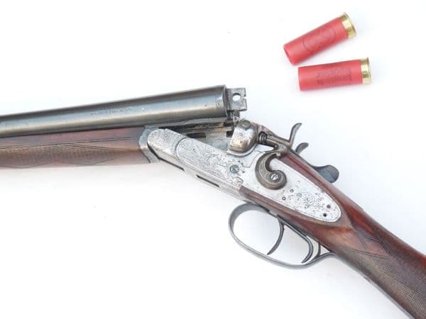Deactivated Italian San Marco 12-bore hammer shotgun **SOLD**