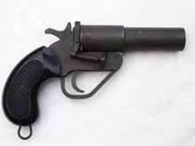 Deactivated Italian Uberti 1" flare pistol  SOLD