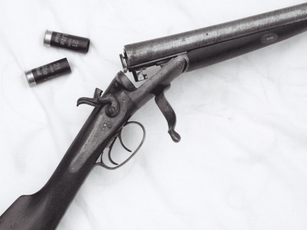 Deactivated J.D.Dougall 12-bore hammer shotgun **SOLD**