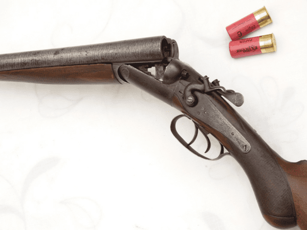 Deactivated James & Roberts 12-bore hammer shotgun **SOLD**