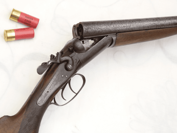 Deactivated James & Roberts 12-bore hammer shotgun **SOLD**