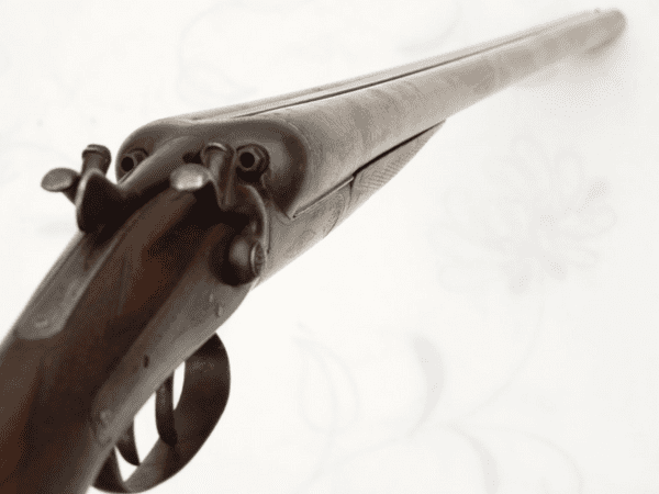 Deactivated James & Roberts 12-bore hammer shotgun **SOLD**