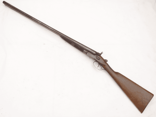 Deactivated James Squires 12-bore hammer shotgun **SOLD**