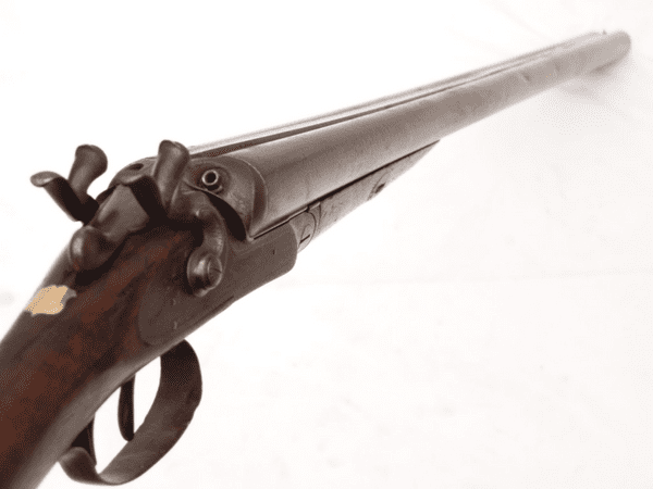 Deactivated James Squires 12-bore hammer shotgun **SOLD**