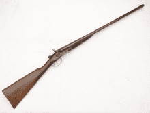 Deactivated James Squires 12-bore hammer shotgun **SOLD**