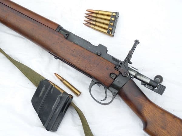 Deactivated Lee-Enfield No.5 carbine, 1947 dated, all matching numbers  **SOLD**