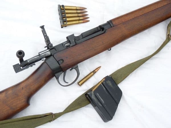 Deactivated Lee-Enfield No.5 carbine, 1947 dated, all matching numbers  **SOLD**