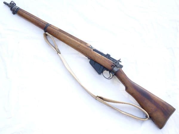 Deactivated Lee-Enfield no4 mk1* Canadian Longbranch made 1942 dated, New Zealand marked.  **SOLD**
