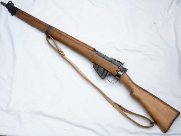 Deactivated Lee-Enfield no4 mk1 rifle British built 1945 dated SOLD