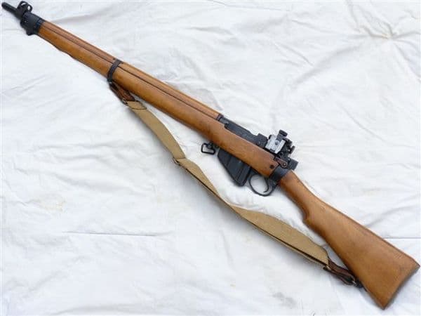 Deactivated Lee-Enfield No4 mk2 sharp-shooters rifle 1949 dated SOLD