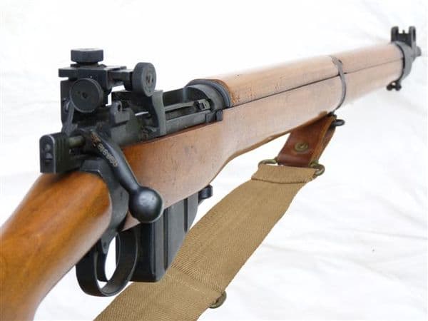 Deactivated Lee-Enfield No4 mk2 sharp-shooters rifle 1949 dated SOLD