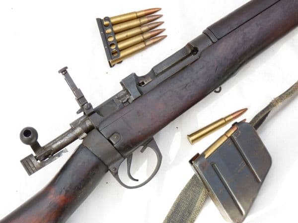 Deactivated Lee-Enfield no5 mk1 Jungle Carbine dated 1945, some matched s/numbers  **SOLD**