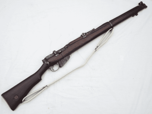 Deactivated Lee-Enfield SMLE Mk3 rifle LSA made, 1917 dated, mag cut-off, matched numbers  **SOLD**