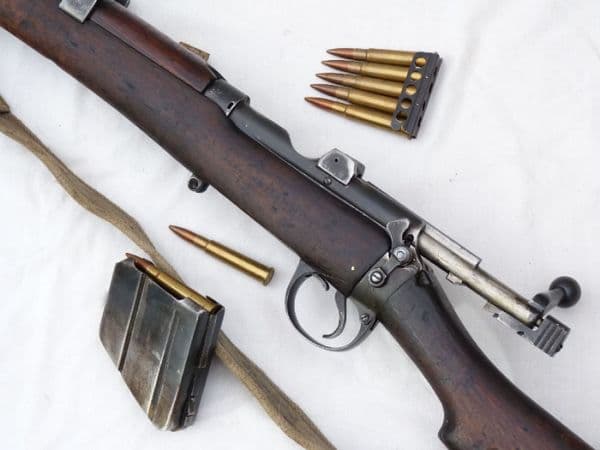 Deactivated Lee-Enfield SMLE rifle  BSA Co. 1917, mag cut-off, ALL matched numbers  **SOLD**