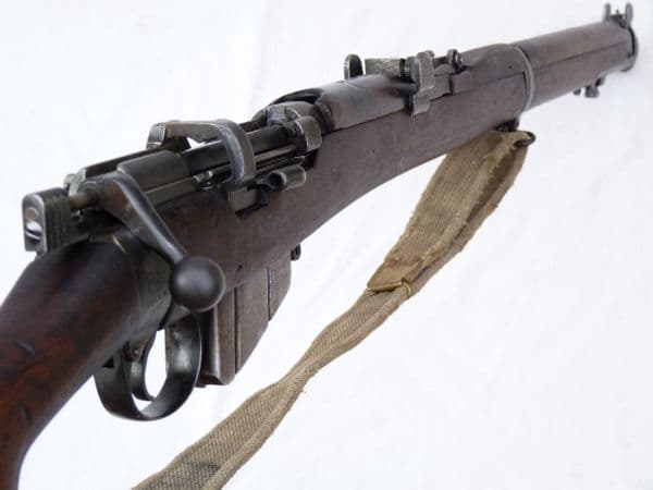 Deactivated Lee-Enfield SMLE rifle  BSA Co. 1917, mag cut-off, ALL matched numbers  **SOLD**