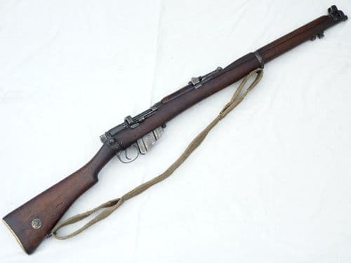 Deactivated Lee-Enfield SMLE rifle  BSA Co. 1917, mag cut-off, ALL matched numbers  **SOLD**