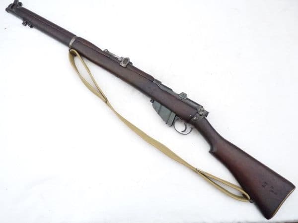 Deactivated Lee-Enfield SMLE rifle No1 mk3* BSA Co. made 1916 dated, mag cut-off, ALL matched numbers  **SOLD**