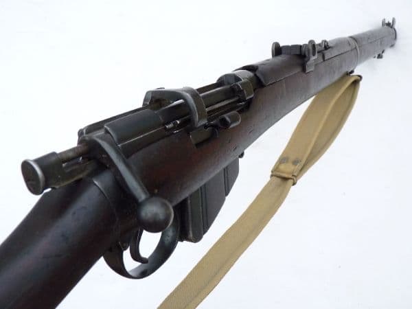Deactivated Lee-Enfield SMLE rifle No1 mk3* BSA Co. made 1916 dated, mag cut-off, ALL matched numbers  **SOLD**
