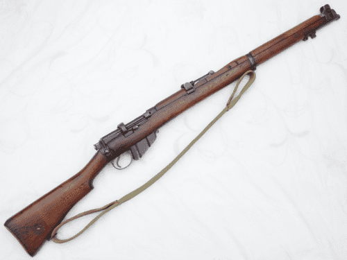 Deactivated Lee-Enfield SMLE rifle No1 Mk3, Enfield made, 1918 dated, mag cut-off, matching serial numbers  **SOLD**