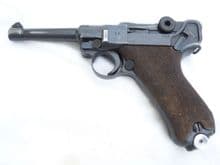 Deactivated Luger P08 9mm Mauser made pistol 1942 dated  **SOLD**