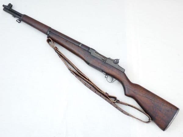 Deactivated M1 Garand self-loading rifle, Springfield made, 1944 dated, sliding cocking handle **SOLD**