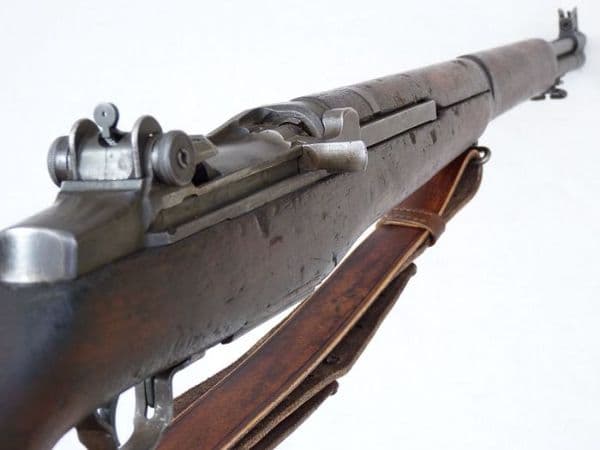 Deactivated M1 Garand self-loading rifle, Springfield made, 1944 dated, sliding cocking handle **SOLD**