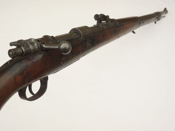 Deactivated Mauser G98 rifle, 1915 dated DWM made, most matched s/numbers, early spec