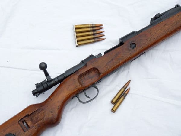 Deactivated Mauser K98 infantry rifle 1941 dated, in sniper-type stock  **SOLD**