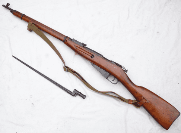 Deactivated Mosin-Nagant M1891/30 1939 dated Russian infantry rifle with bayonet  **SOLD**