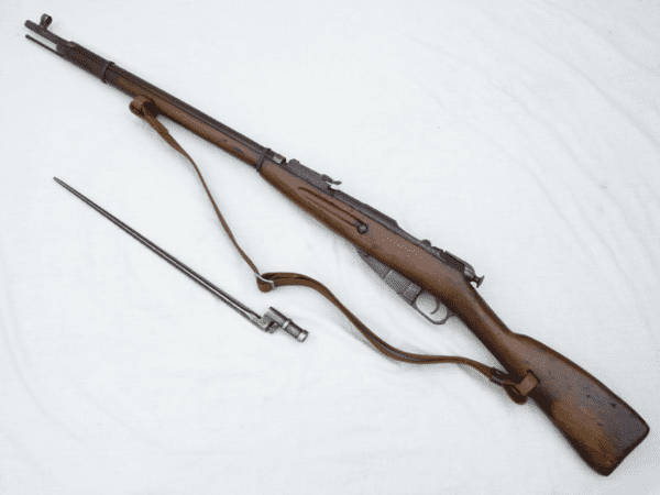 Deactivated Mosin-Nagant M1891/30 1942 dated Russian infantry rifle c/w bayonet **SOLD**