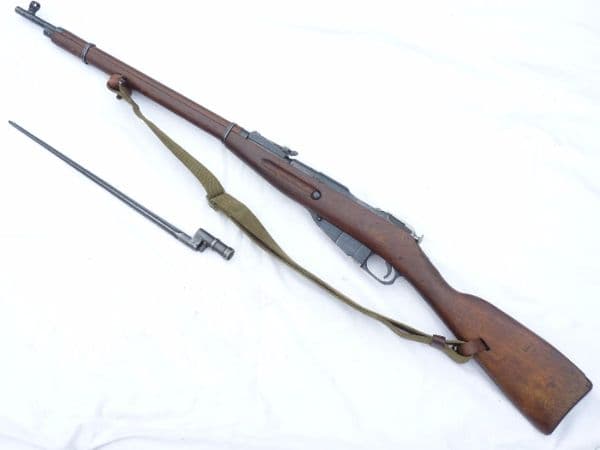 Deactivated Mosin-Nagant M1891/30 1942 dated Russian infantry rifle with  bayonet **SOLD**