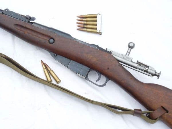 Deactivated Mosin-Nagant M1891/30 1942 dated Russian infantry rifle with  bayonet **SOLD**