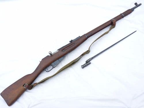 Deactivated Mosin-Nagant M1891/30 1942 dated Russian infantry rifle with  bayonet **SOLD**