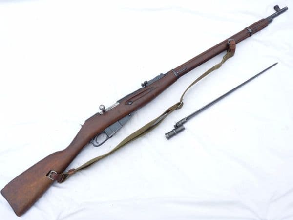 Deactivated Mosin-Nagant M1891/30 1942 dated Russian infantry rifle with  bayonet **SOLD**