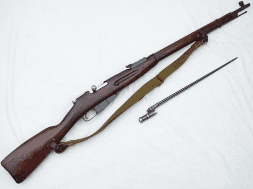 Deactivated Mosin-Nagant M1891/30 1942 dated Russian infantry rifle with bayonet  **SOLD**