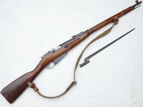 Deactivated Mosin-Nagant M1891/30 1943 dated Russian infantry rifle with bayonet  **SOLD**