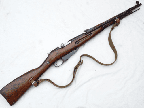 Deactivated Mosin-Nagant M44 1944 dated Russian carbine with bayonet  **SOLD**
