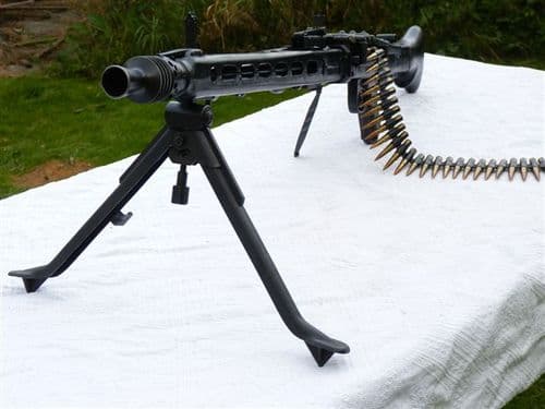 Deactivated Post-WW2 machine guns