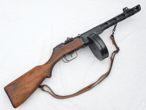 Deactivated PPSh-41 Russian smg with sling 1943 dated, sliding cocking handle  **SOLD**