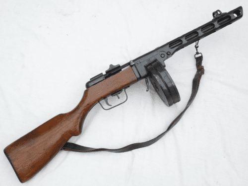 Deactivated PPSh-41 Russian smg with sling 1945 dated, sliding cocking handle  **SOLD**