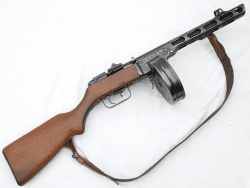 Deactivated PPSh-41 smg with sling 1942 dated, early spec, cocks and dry-fires **SOLD**