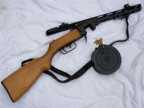 Deactivated PPSh-41 submachine-gun 1951 dated, with sliding cocking handle **SOLD**