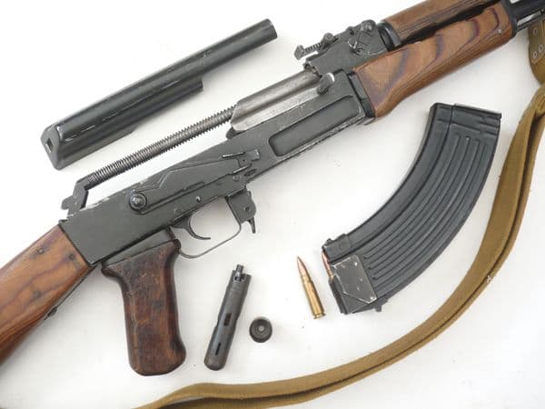 Deactivated Russian made Kalashnikov AK47 assault rifle, milled receiver