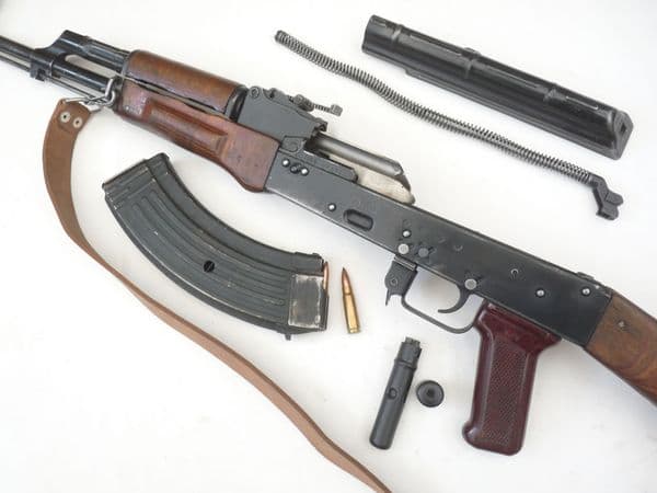 Deactivated Russian made Kalashnikov AKM assault rifle, 1969 dated